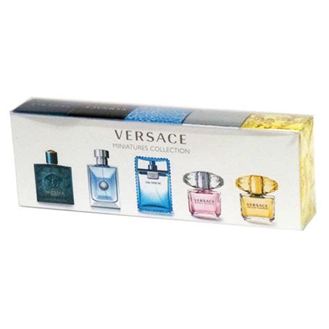 versace miniaturen|versace 5 piece mini set.